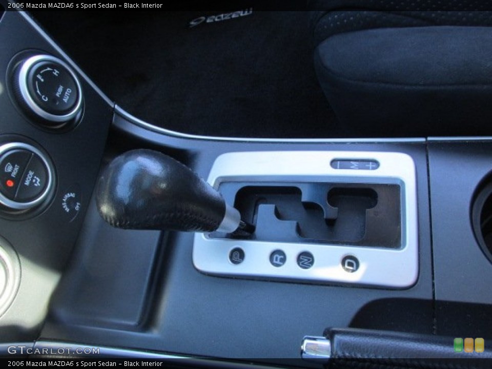 Black Interior Transmission for the 2006 Mazda MAZDA6 s Sport Sedan #76345476
