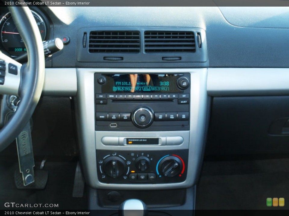 Ebony Interior Controls for the 2010 Chevrolet Cobalt LT Sedan #76345843