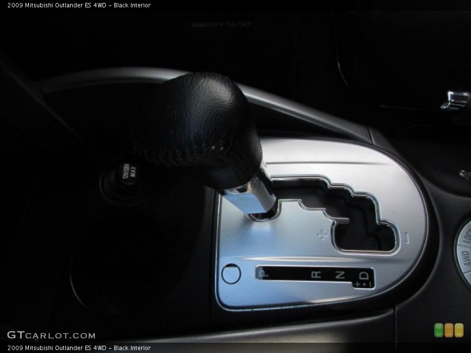 Black Interior Transmission for the 2009 Mitsubishi Outlander ES 4WD #76346158
