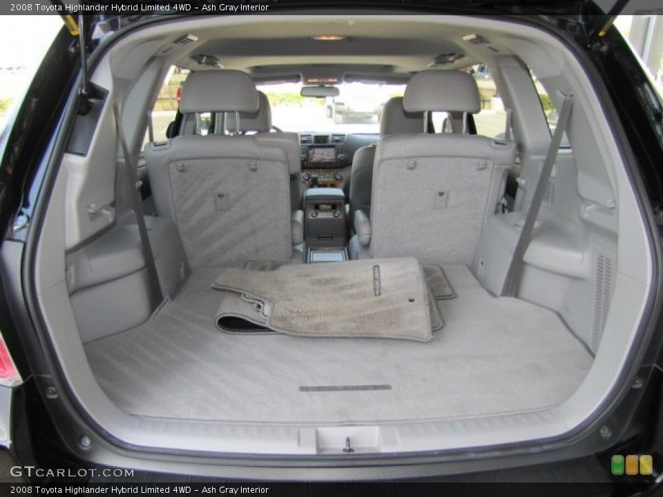 Ash Gray Interior Trunk for the 2008 Toyota Highlander Hybrid Limited 4WD #76347499