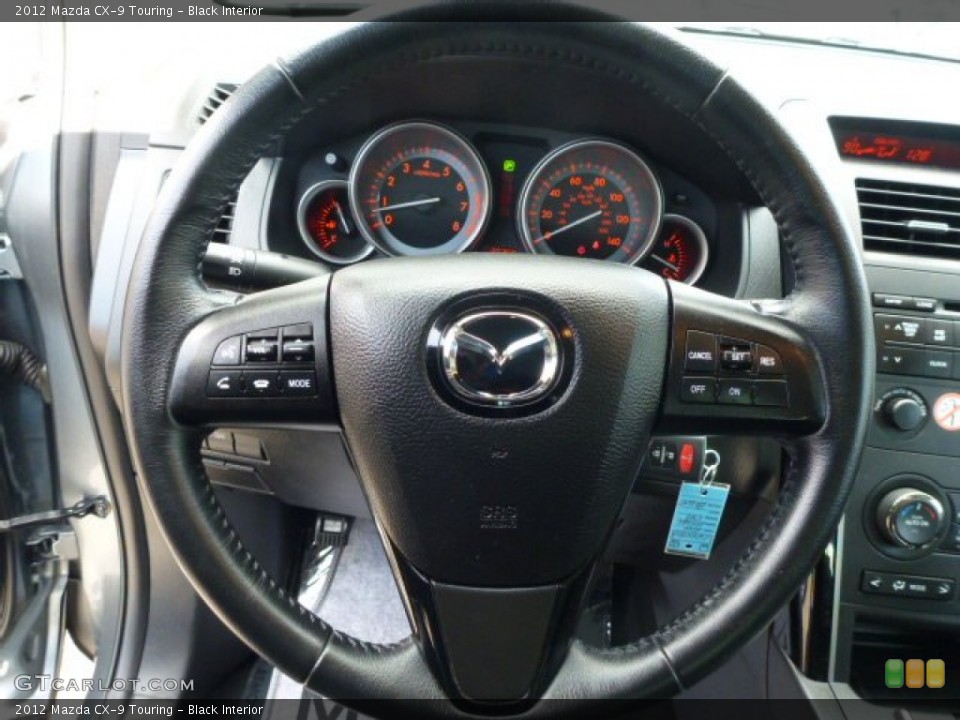 Black Interior Steering Wheel for the 2012 Mazda CX-9 Touring #76348258