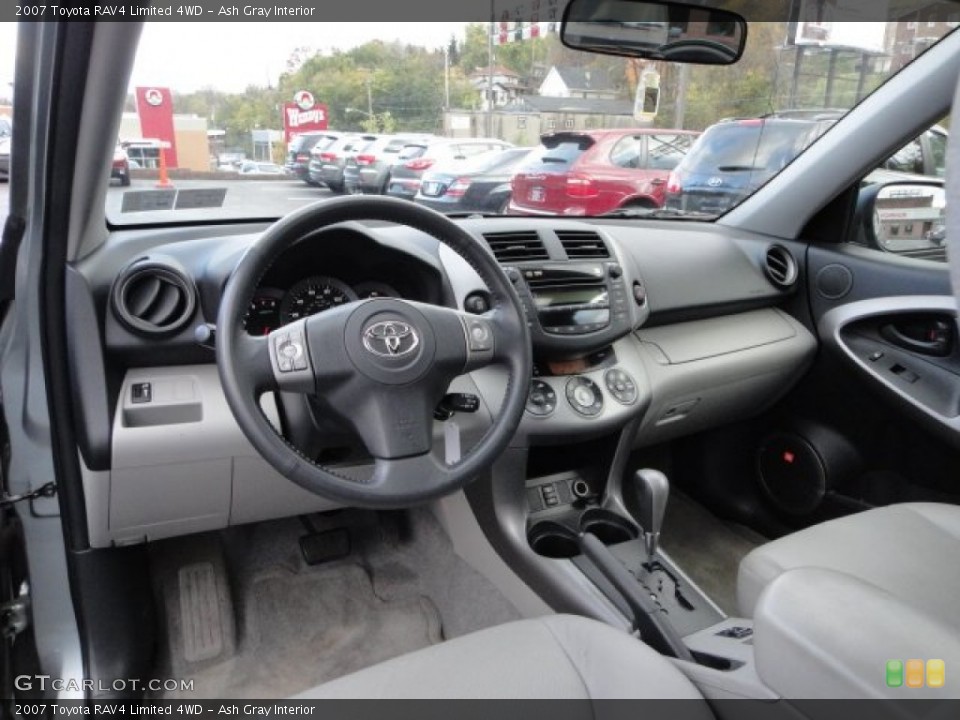 Ash Gray Interior Photo for the 2007 Toyota RAV4 Limited 4WD #76348432