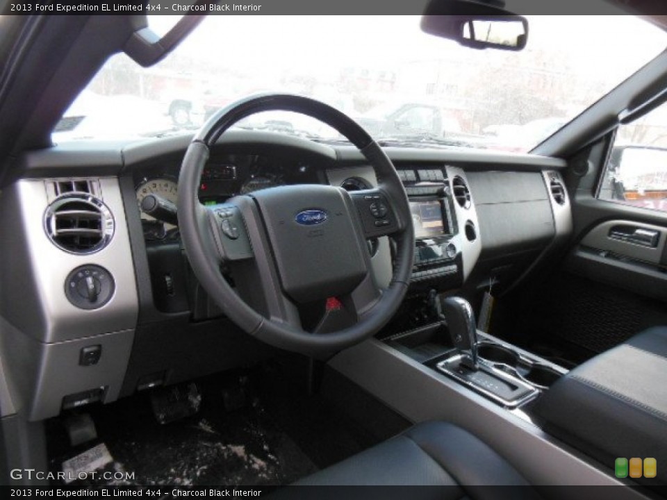 Charcoal Black Interior Photo for the 2013 Ford Expedition EL Limited 4x4 #76349032