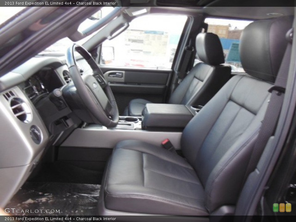 Charcoal Black Interior Photo for the 2013 Ford Expedition EL Limited 4x4 #76349047