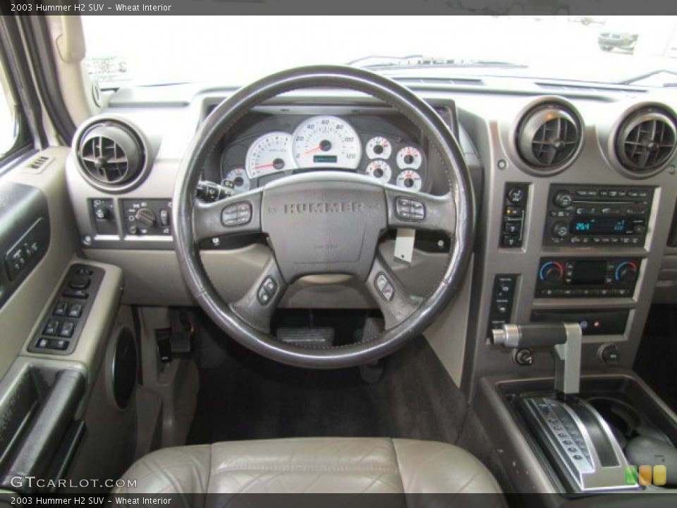 Wheat Interior Dashboard for the 2003 Hummer H2 SUV #76349308