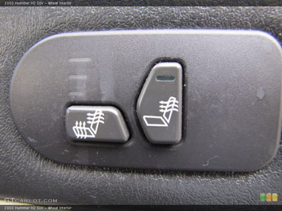 Wheat Interior Controls for the 2003 Hummer H2 SUV #76349647