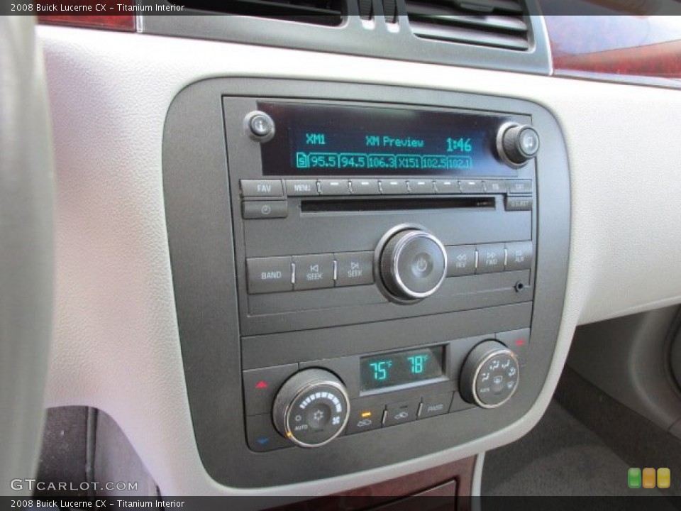 Titanium Interior Controls for the 2008 Buick Lucerne CX #76349849