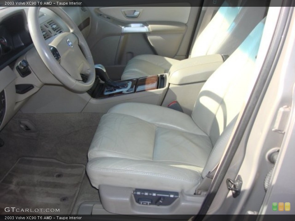 Taupe 2003 Volvo XC90 Interiors