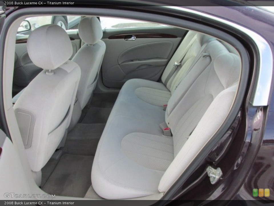 Titanium Interior Rear Seat for the 2008 Buick Lucerne CX #76349946