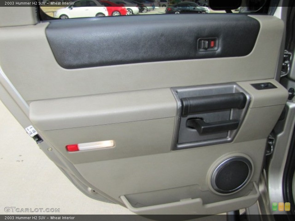 Wheat Interior Door Panel for the 2003 Hummer H2 SUV #76350007