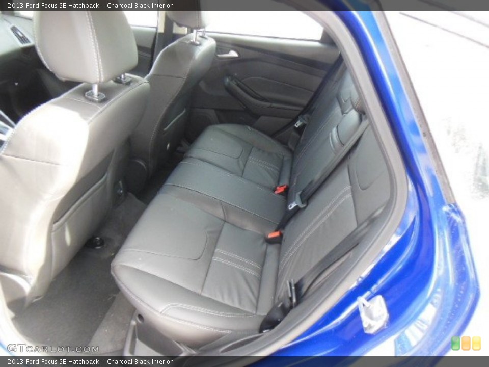 Charcoal Black Interior Rear Seat for the 2013 Ford Focus SE Hatchback #76350108