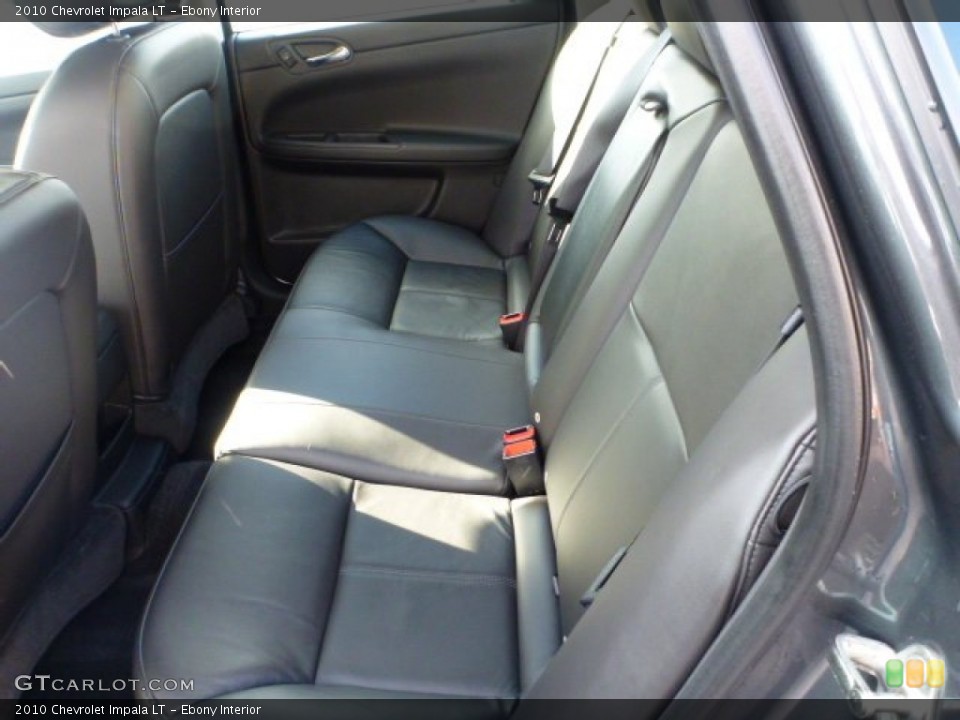 Ebony Interior Rear Seat for the 2010 Chevrolet Impala LT #76350135