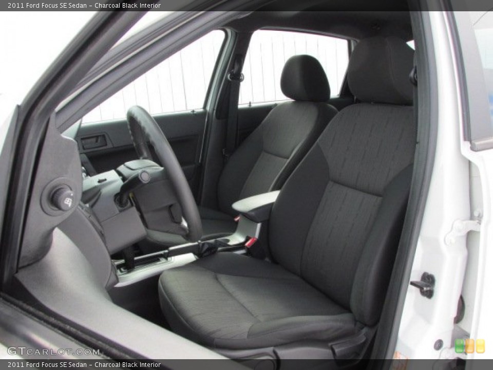 Charcoal Black Interior Front Seat for the 2011 Ford Focus SE Sedan #76350181