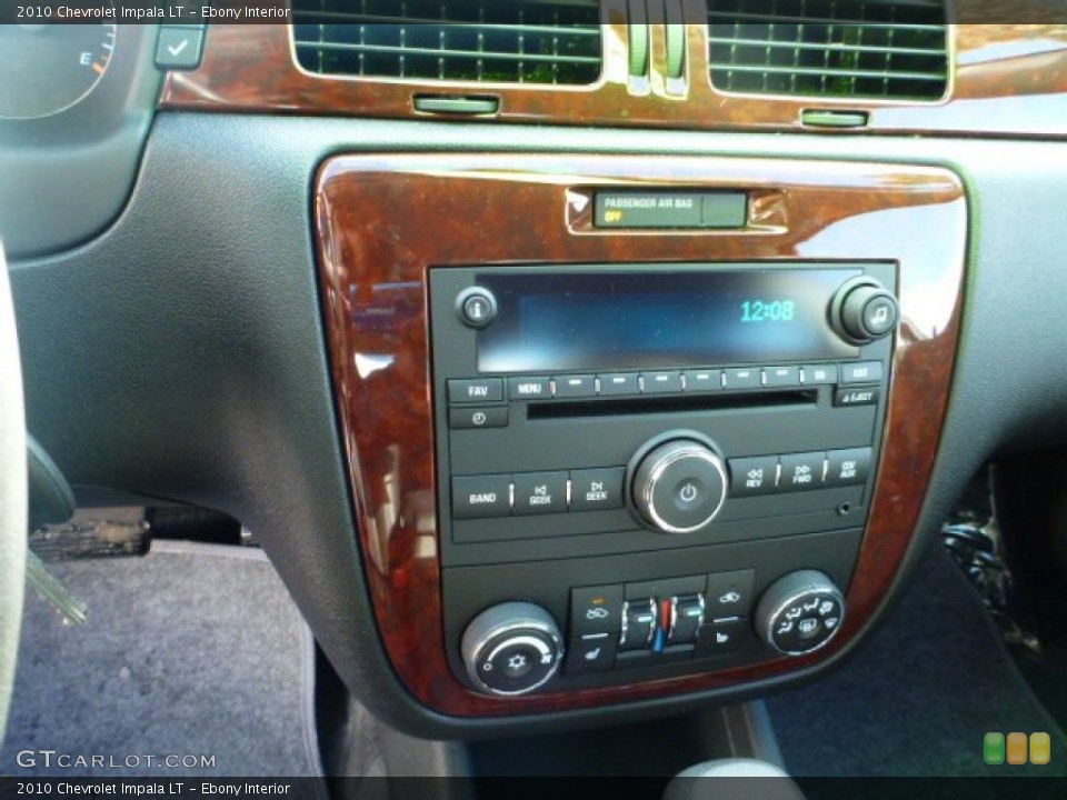 Ebony Interior Controls for the 2010 Chevrolet Impala LT #76350256