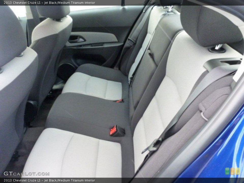 Jet Black/Medium Titanium Interior Rear Seat for the 2013 Chevrolet Cruze LS #76350822