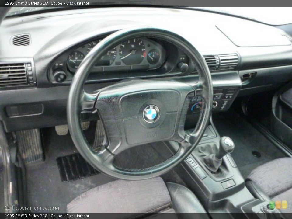 Black Interior Dashboard for the 1995 BMW 3 Series 318ti Coupe #76351669