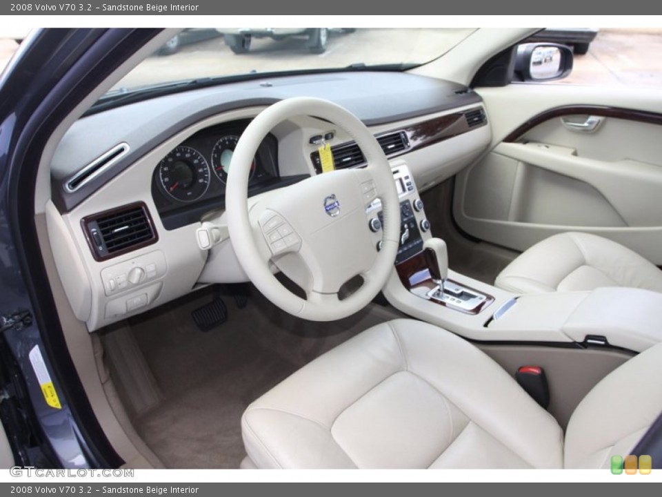 Sandstone Beige Interior Prime Interior for the 2008 Volvo V70 3.2 #76352068