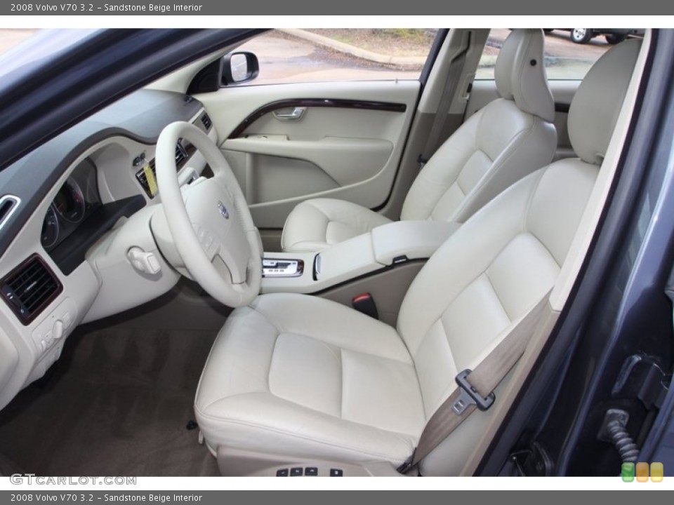 Sandstone Beige Interior Front Seat for the 2008 Volvo V70 3.2 #76352089
