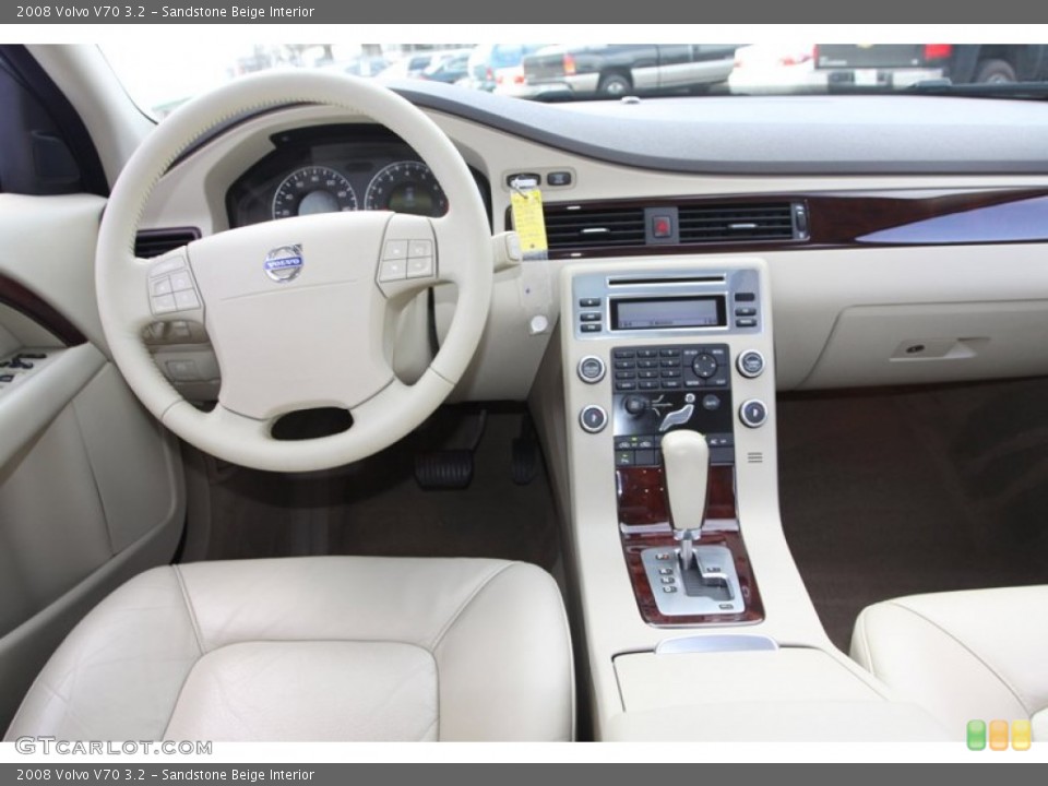 Sandstone Beige Interior Dashboard for the 2008 Volvo V70 3.2 #76352163