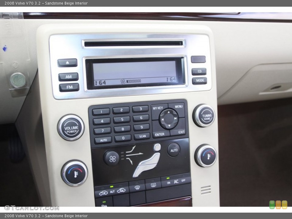 Sandstone Beige Interior Controls for the 2008 Volvo V70 3.2 #76352377