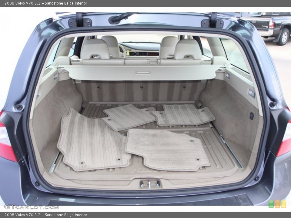 Sandstone Beige Interior Trunk for the 2008 Volvo V70 3.2 #76352479