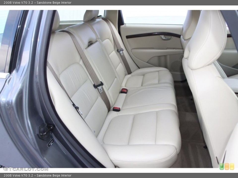 Sandstone Beige Interior Rear Seat for the 2008 Volvo V70 3.2 #76352536
