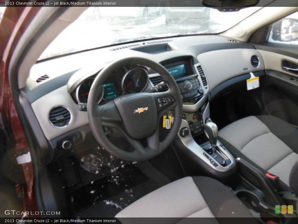 Jet Black/Medium Titanium Interior Prime Interior for the 2013 Chevrolet Cruze LS #76352659