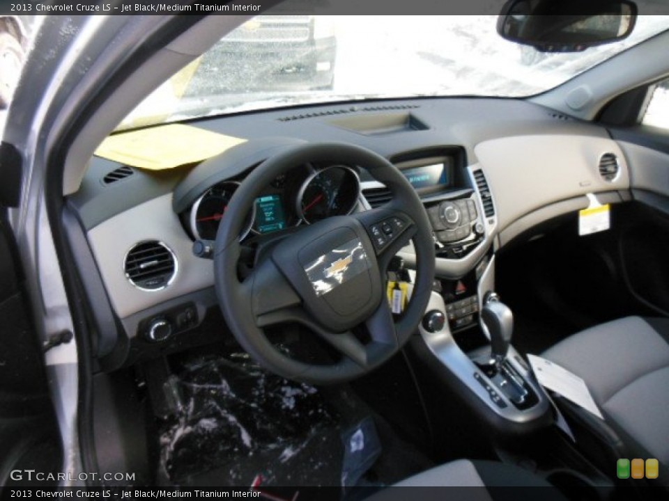 Jet Black/Medium Titanium Interior Prime Interior for the 2013 Chevrolet Cruze LS #76352998