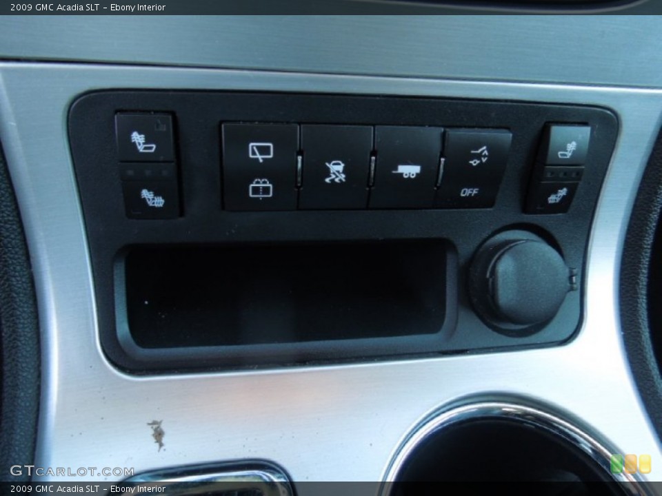 Ebony Interior Controls for the 2009 GMC Acadia SLT #76353241