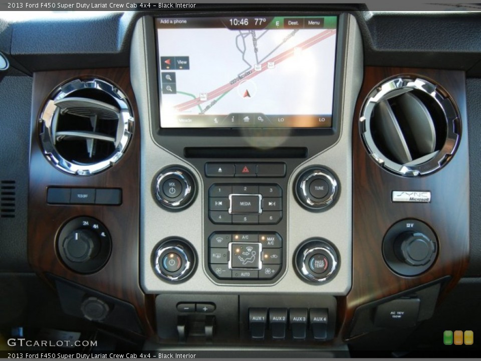 Black Interior Navigation for the 2013 Ford F450 Super Duty Lariat Crew Cab 4x4 #76355809