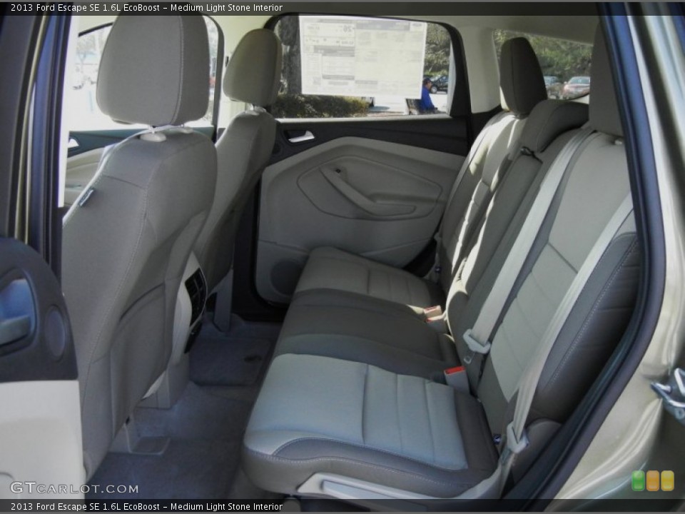 Medium Light Stone Interior Rear Seat for the 2013 Ford Escape SE 1.6L EcoBoost #76356684