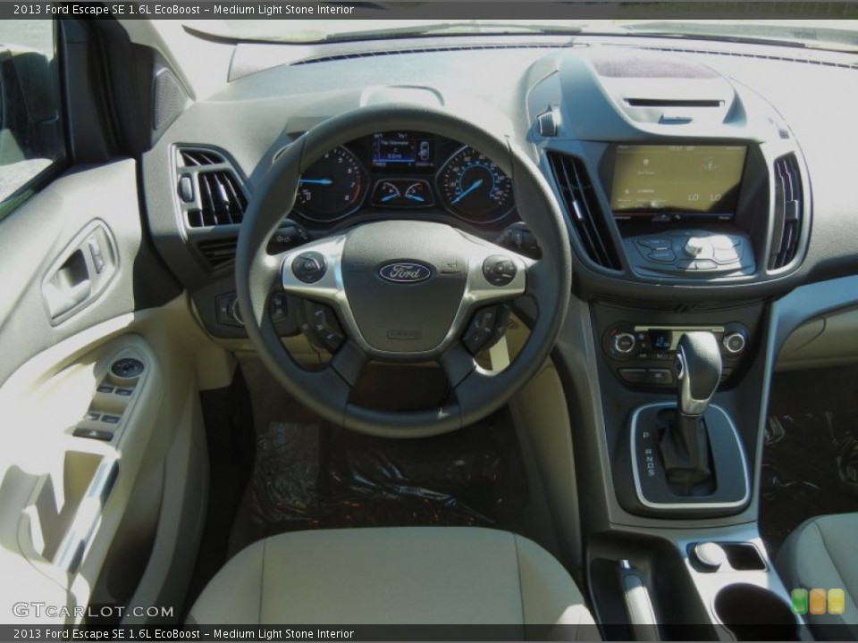 Medium Light Stone Interior Dashboard for the 2013 Ford Escape SE 1.6L EcoBoost #76356705