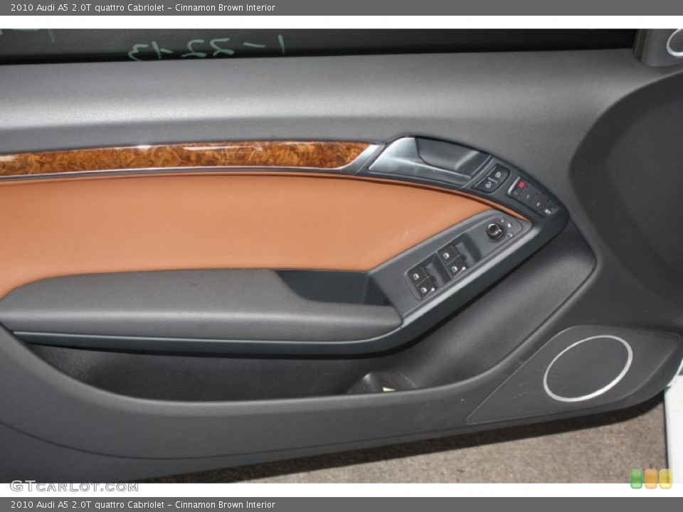 Cinnamon Brown Interior Door Panel for the 2010 Audi A5 2.0T quattro Cabriolet #76356976