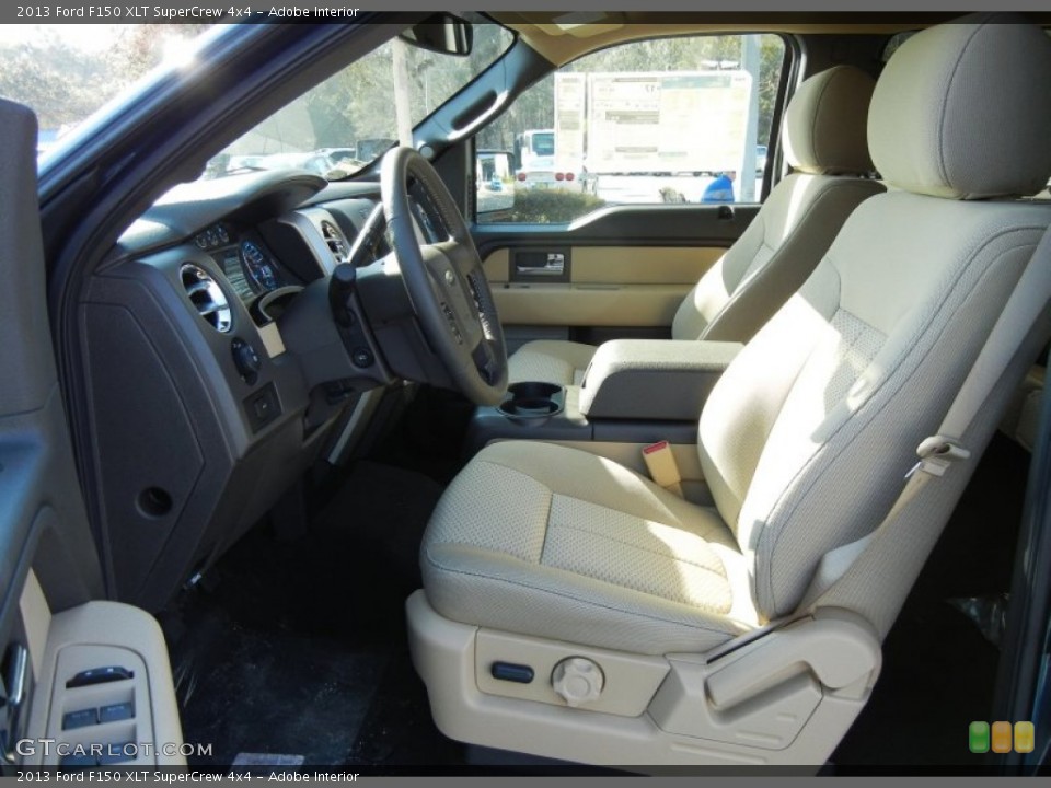 Adobe Interior Front Seat for the 2013 Ford F150 XLT SuperCrew 4x4 #76357178