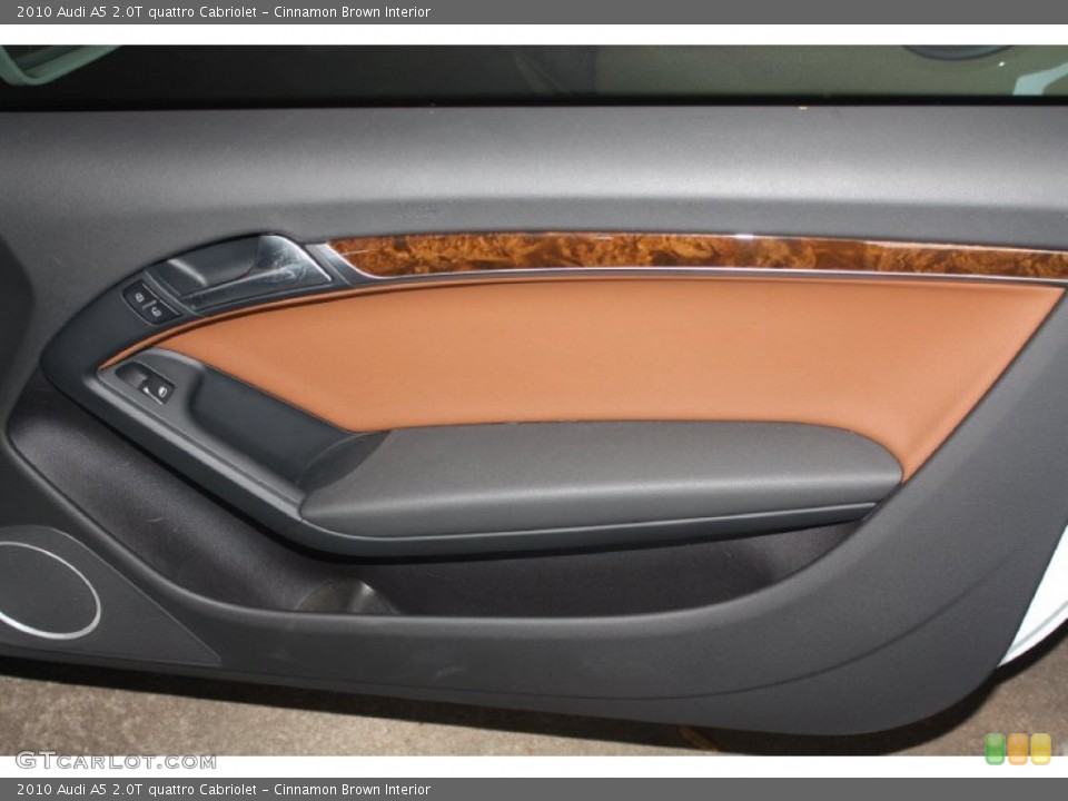 Cinnamon Brown Interior Door Panel for the 2010 Audi A5 2.0T quattro Cabriolet #76357374