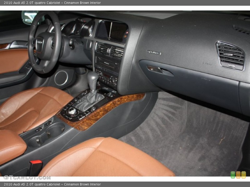 Cinnamon Brown Interior Dashboard for the 2010 Audi A5 2.0T quattro Cabriolet #76357438