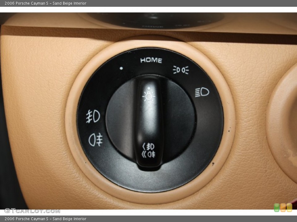 Sand Beige Interior Controls for the 2006 Porsche Cayman S #76358731