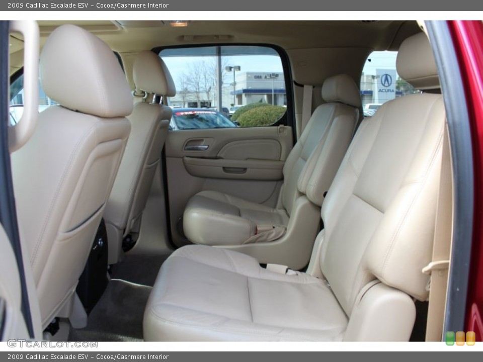 Cocoa/Cashmere Interior Rear Seat for the 2009 Cadillac Escalade ESV #76359193
