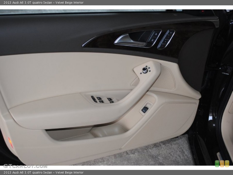 Velvet Beige Interior Door Panel for the 2013 Audi A6 3.0T quattro Sedan #76359871