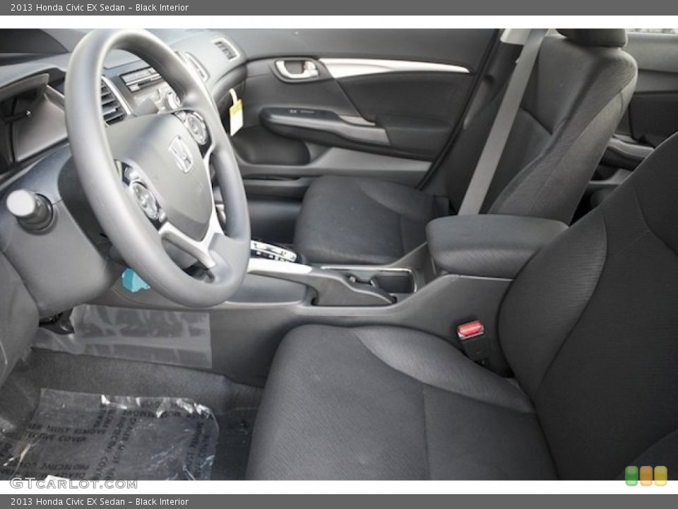 Black Interior Front Seat for the 2013 Honda Civic EX Sedan #76359922