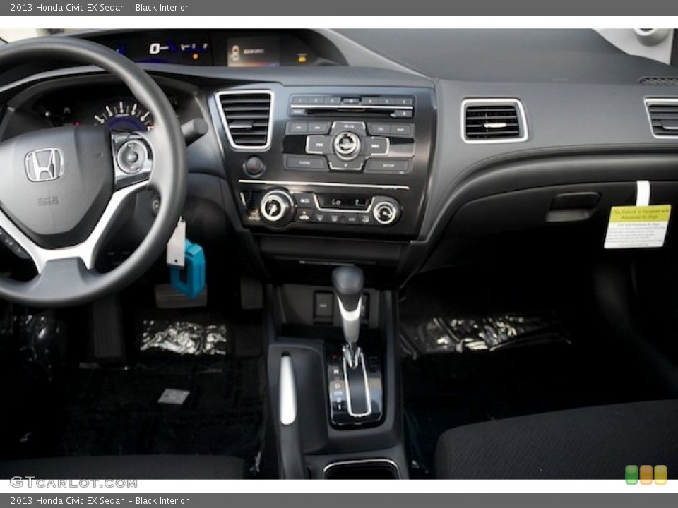 Black Interior Dashboard for the 2013 Honda Civic EX Sedan #76359976