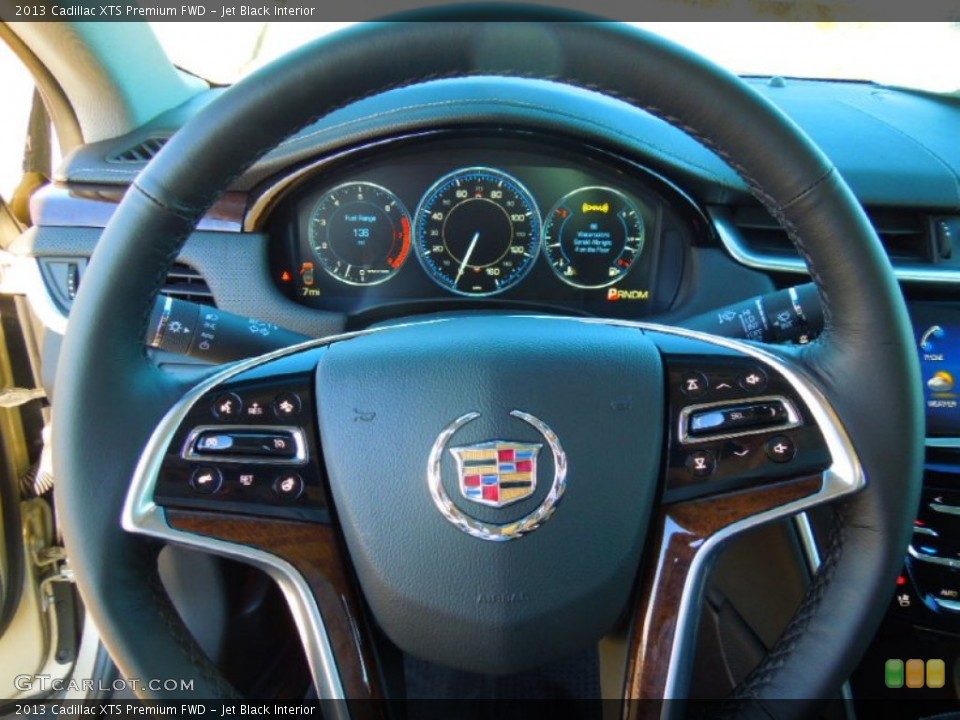 Jet Black Interior Steering Wheel for the 2013 Cadillac XTS Premium FWD #76360156