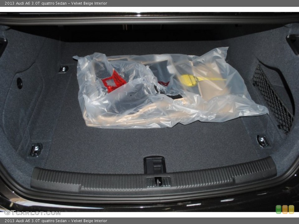 Velvet Beige Interior Trunk for the 2013 Audi A6 3.0T quattro Sedan #76360282