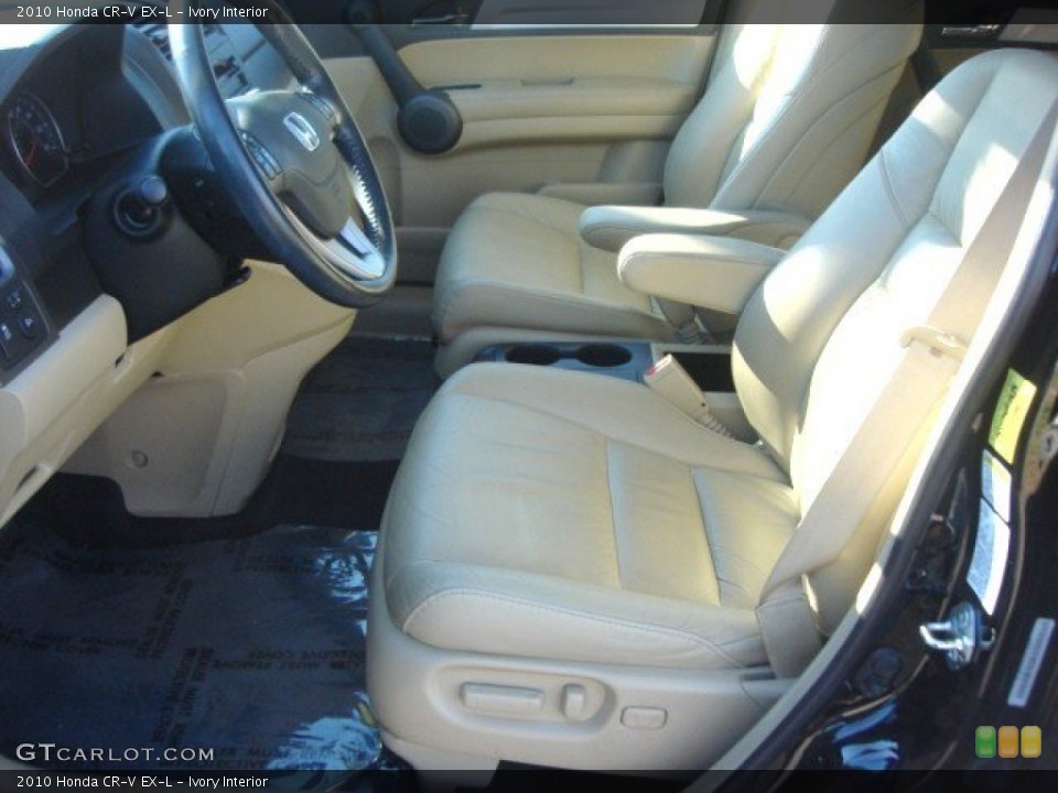 Ivory Interior Front Seat for the 2010 Honda CR-V EX-L #76361170