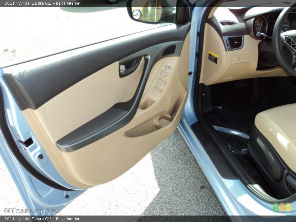 Beige Interior Door Panel for the 2011 Hyundai Elantra GLS #76361366