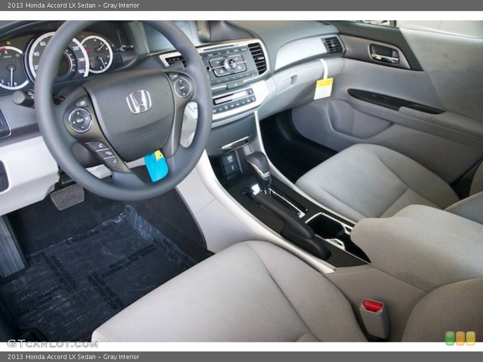 Gray Interior Prime Interior for the 2013 Honda Accord LX Sedan #76362292