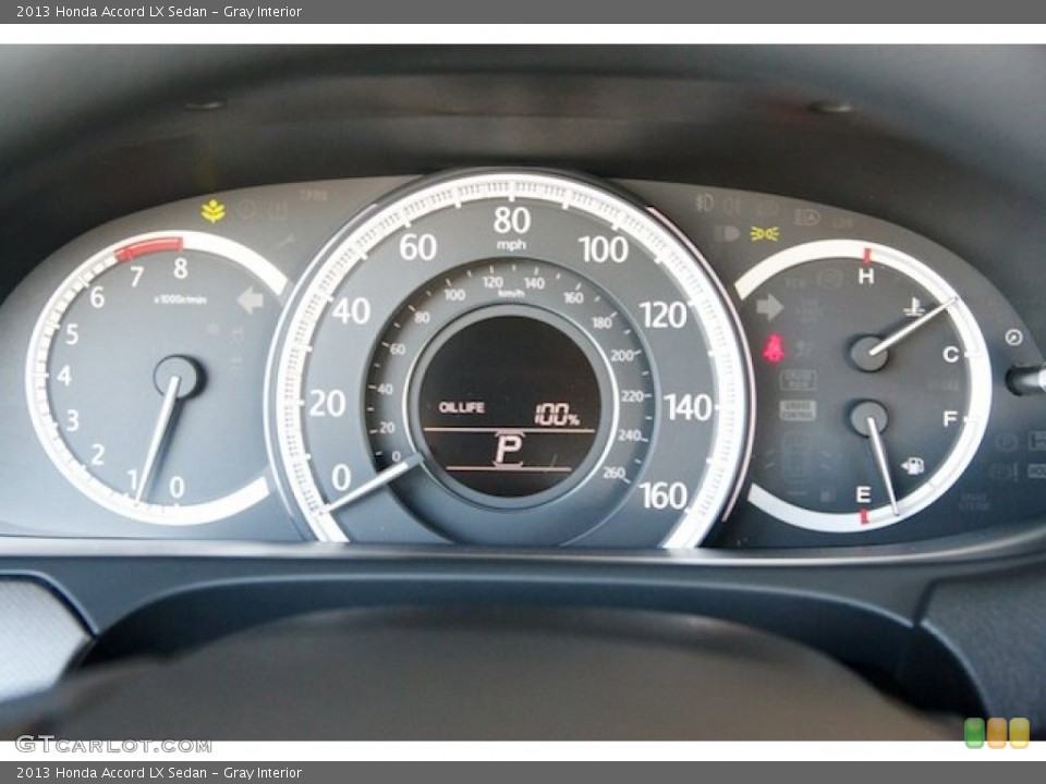 Gray Interior Gauges for the 2013 Honda Accord LX Sedan #76362398