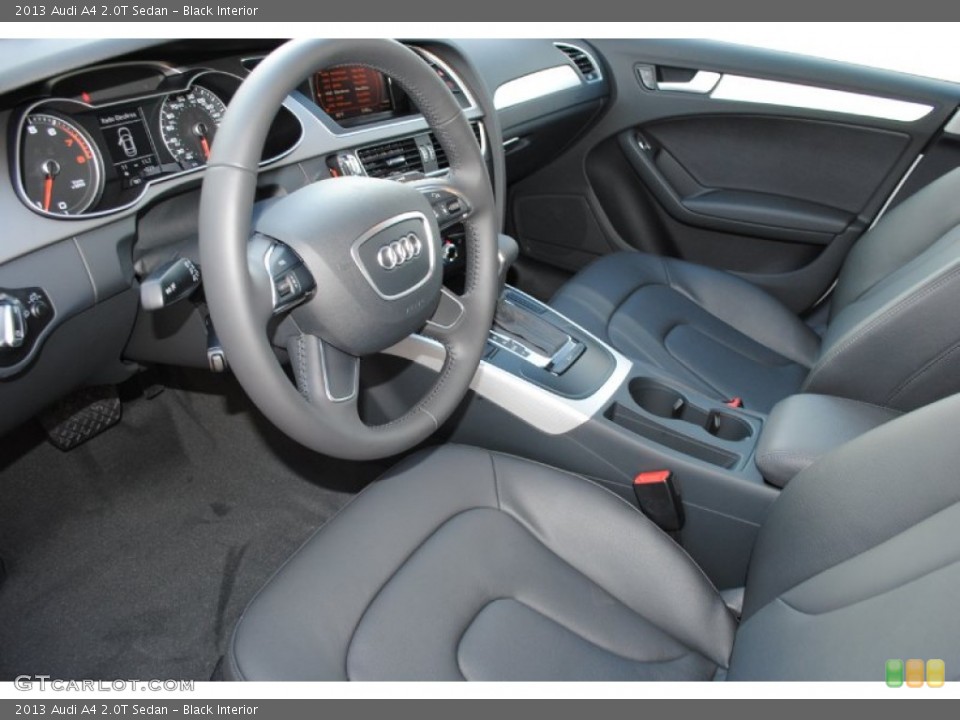 Black Interior Prime Interior for the 2013 Audi A4 2.0T Sedan #76362936
