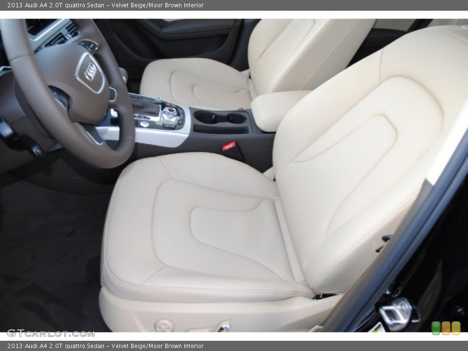Velvet Beige/Moor Brown Interior Front Seat for the 2013 Audi A4 2.0T quattro Sedan #76363477