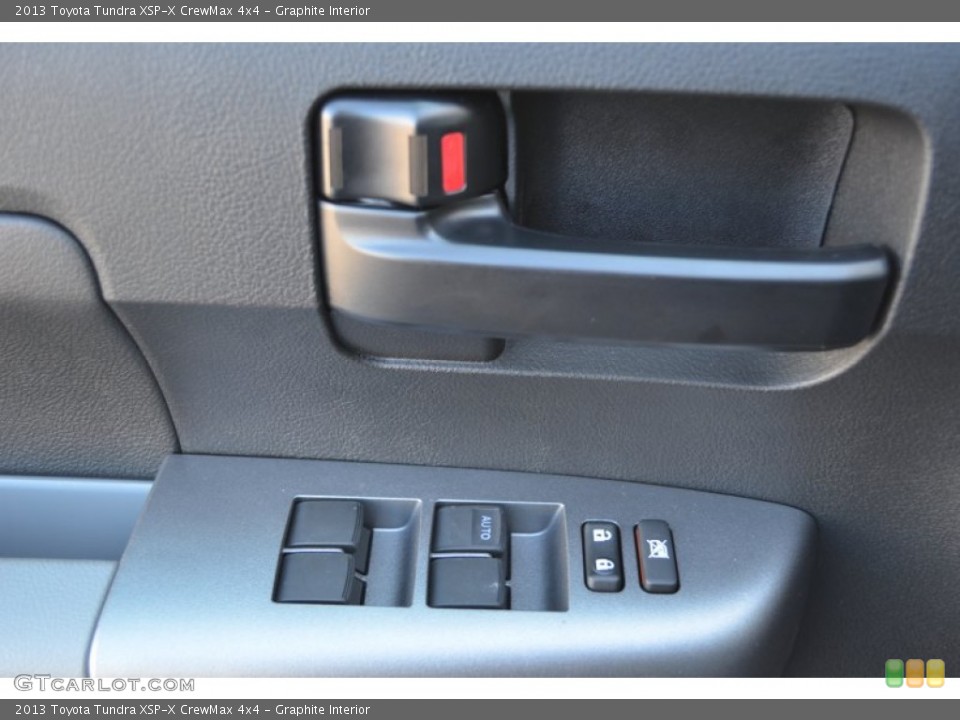 Graphite Interior Controls for the 2013 Toyota Tundra XSP-X CrewMax 4x4 #76365388